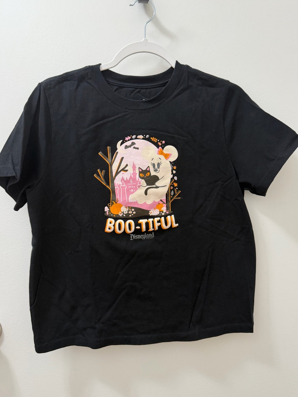 Disneyland Minnie Ghost Boo-Tiful Halloween Women's Shirt - Small